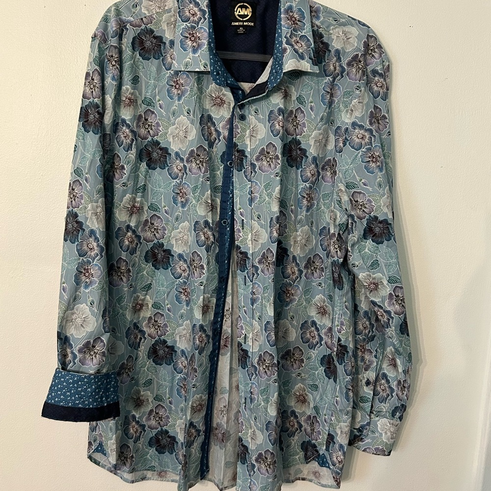 Floral Patterned Men's Casual Shirt